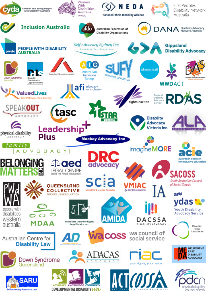 arious disability organisation logos