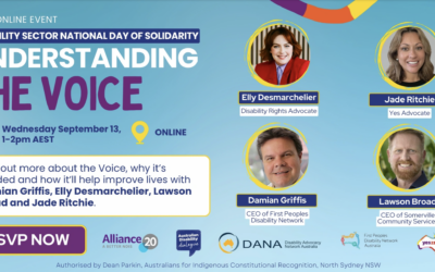 Disability Sector National Day of Solidarity for the Voice